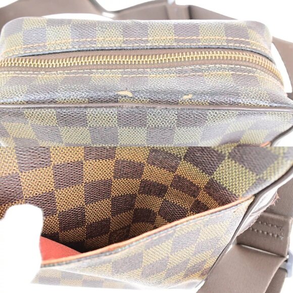 LOUIS VUITTON Olav PM Shoulder Bag Damier Ebene Leather Brown N41442 31YG510 - Picture 8 of 15